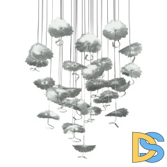 Подвесная люстра Delight Collection X-8827P/29 silver