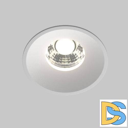 Встраиваемый светильник Maytoni Round DL058-12W-DTW-W