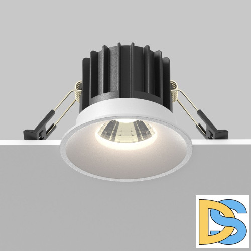 Встраиваемый светильник Maytoni Round DL058-12W-DTW-W