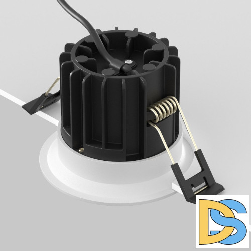Встраиваемый светильник Maytoni Round DL058-12W-DTW-W