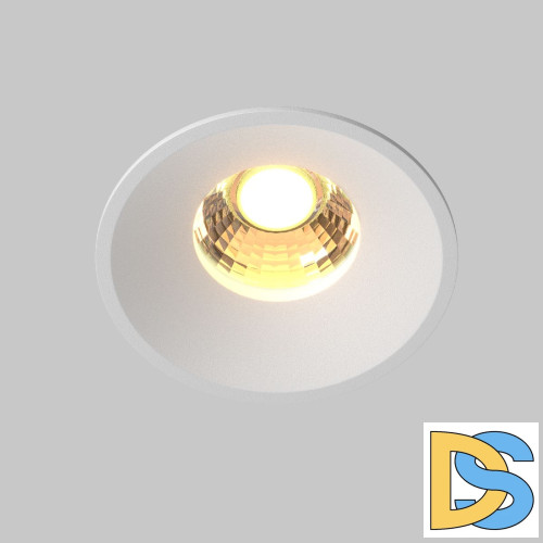 Встраиваемый светильник Maytoni Round DL058-12W-DTW-W