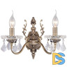 Бра Eurosvet 3281/2 античная бронза/прозрачный хрусталь Strotskis