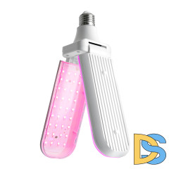 Лампа светодиодная 2-х лепестковая Feron LB-7000 E27 20W красно-синий спектр 48443