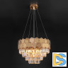 Подвесная люстра Eurosvet Ariana 10124/5 золото/прозрачный хрусталь Strotskis Smart (10113/5)
