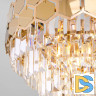 Подвесная люстра Eurosvet Ariana 10124/5 золото/прозрачный хрусталь Strotskis Smart (10113/5)