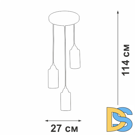 Подвесной светильник Vitaluce V3787-7/3S