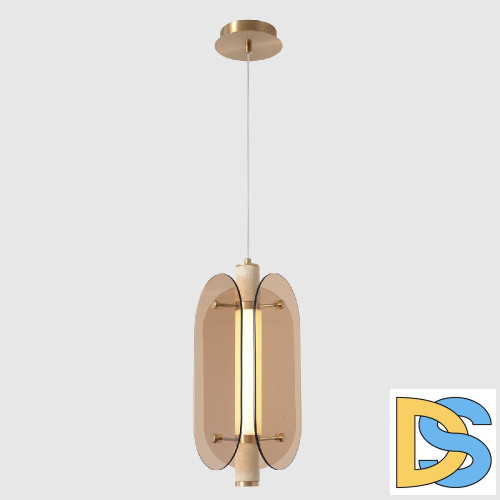 Подвесной светильник Crystal Lux AMARILLO SP18W LED BRASS