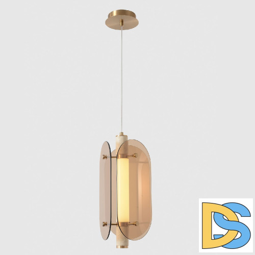 Подвесной светильник Crystal Lux AMARILLO SP18W LED BRASS