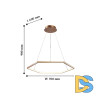 Подвесной светодиодный светильник Favourite Hexagon 2103-6P