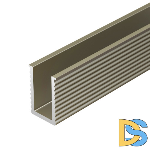 Алюминиевый профиль Arlight SL-MINI-6-H9-2000 ANOD OLIVE GREY 038203