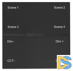 Беспроводная смарт панель-выключатель iLedex Vision SP 48V-4-BK