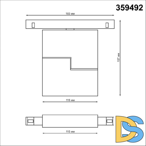 Трековый светильник Novotech Flum 359492