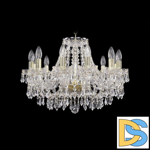 Подвесная люстра Bohemia Ivele Crystal 1403/12/195 G