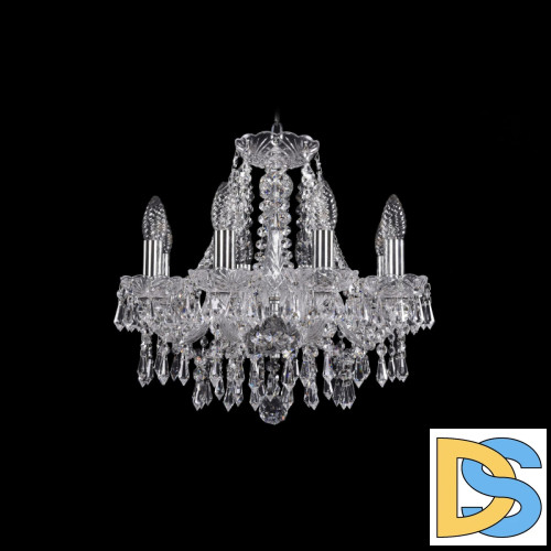 Подвесная люстра Bohemia Ivele Crystal 1403/8/141 Ni