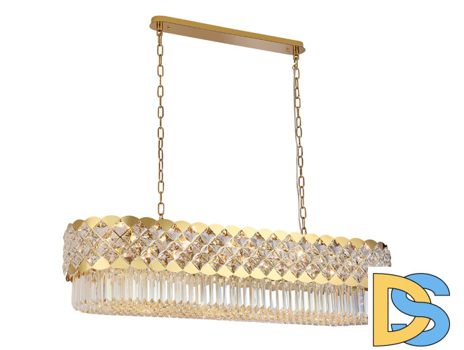 Подвесная люстра Newport Ashley 8300/120 oval gold polished М0070639