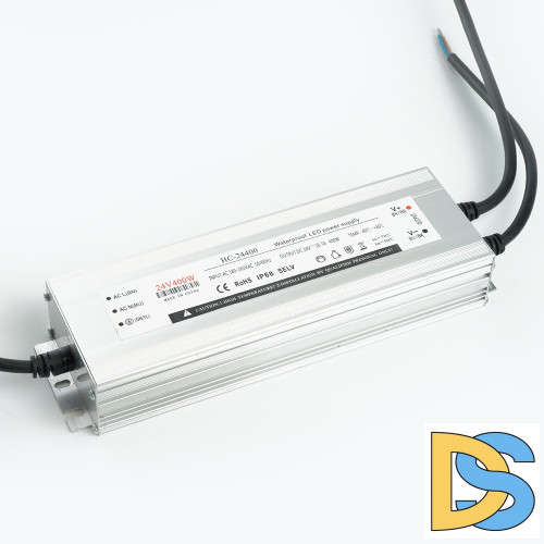 Трансформатор для светодиодной ленты Feron LB007 400В DC24В 16.6А IP67 48744