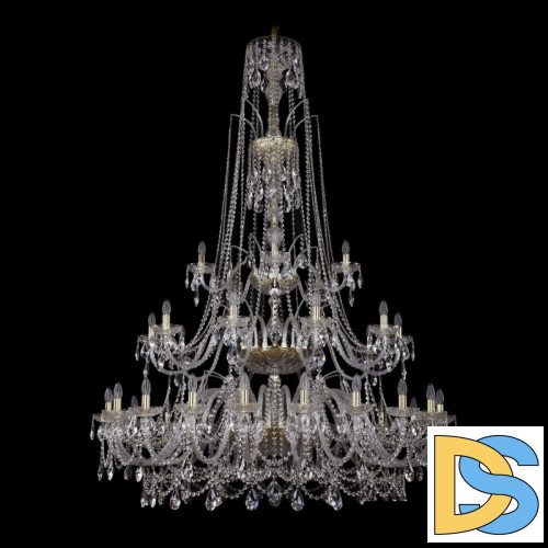 Подвесная люстра Bohemia Ivele Crystal 1411/20+10+5/530/XL-202/3d G