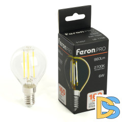 Лампа светодиодная Feron E14 6W 2700K LB-1706 51256