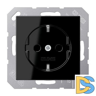 Розетка штепсельная Schuko Jung A1520BFKISW