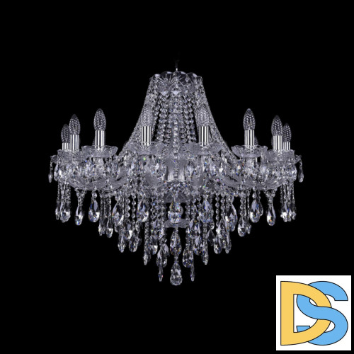 Подвесная люстра Bohemia Ivele Crystal 1415/16/300 Ni