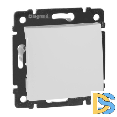 Переключатель одноклавишный промежуточный Legrand Valena 10A 250V белый 774407