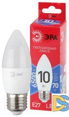Лампа светодиодная Эра E27 10W 6500K LED B35-10W-865-E27 R Б0045338