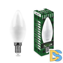 Лампа светодиодная Saffit SBC3707 Свеча E14 7W 4000K 55031