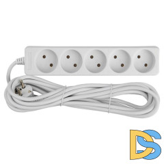 Удлинитель бытовой General GES-10-2x075-5-7m 470049