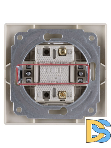 Выключатель одноклавишный с подсветкой Таймыр TDM Electric SQ1814-0104