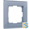 Рамка на 1 пост (серый,стекло) W0011115