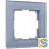 Рамка на 1 пост (серый,стекло) W0011115