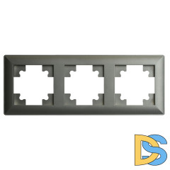 Рамка трехместная Stekker PFR00-7003-06 Катрин 39809