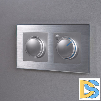 Рамка на 2 поста (алюминий) W0021706