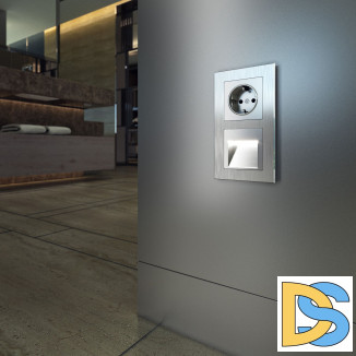 Рамка на 2 поста (алюминий) W0021706