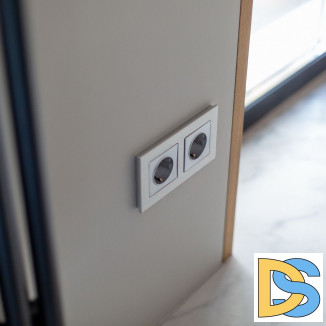 Рамка на 2 поста (алюминий) W0021706