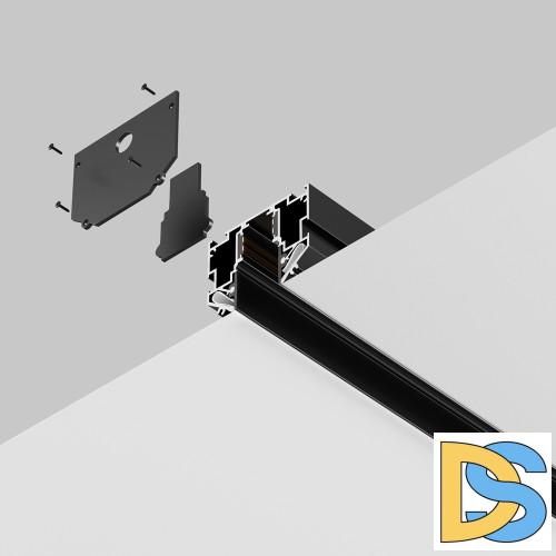 Комплект заглушек к шинопроводу Maytoni Technical Magnetic track system Exility Accessories for tracks Exility TRA034EC-SCH-42B