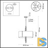 Люстра на штанге Odeon Light Margaret 5415/6