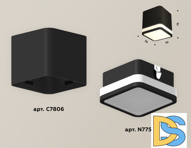 Потолочный светильник Ambrella Light Techno Spot XS7806030 (C7806, N7751)