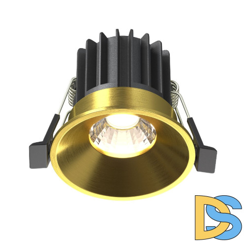 Встраиваемый светильник Maytoni Round DL058-7W4K-BS