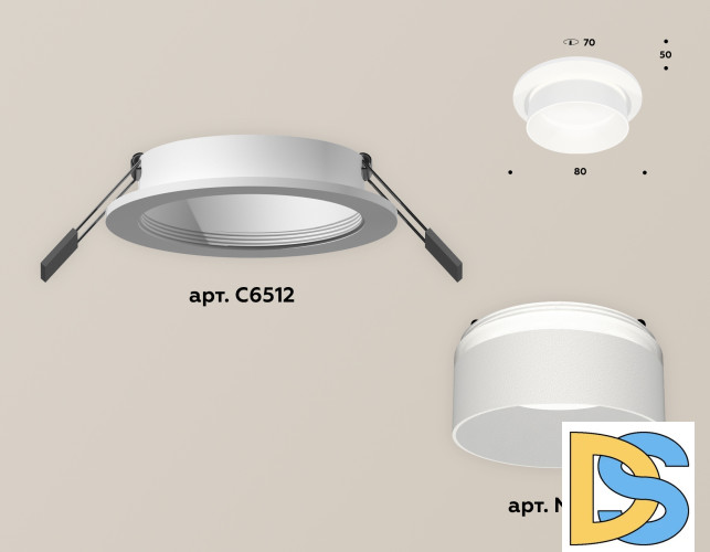 Встраиваемый светильник Ambrella Light Techno Spot XC6512061 (C6512, N6228)