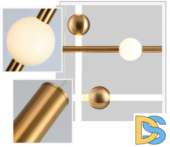 Подвесной светильник DeLight Collection Orion 10053P/A2 gold