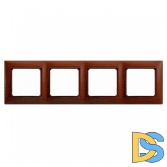 Рамка 4-постовая Legrand Valena тонированное дерево 770314