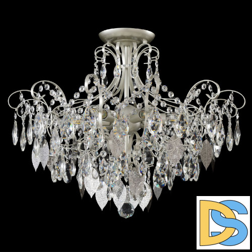 Потолочная люстра Crystal Lux ESMIRALDA PL6 SILVER