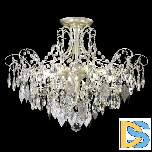 Потолочная люстра Crystal Lux ESMIRALDA PL6 SILVER