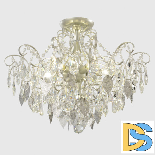 Потолочная люстра Crystal Lux ESMIRALDA PL6 SILVER
