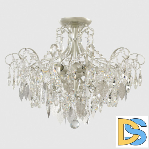 Потолочная люстра Crystal Lux ESMIRALDA PL6 SILVER