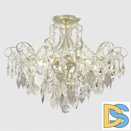 Потолочная люстра Crystal Lux ESMIRALDA PL6 SILVER