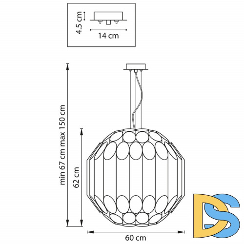 Подвесная люстра Lightstar Siena 720807