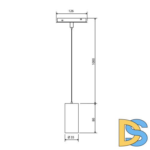 Трековый подвесной магнитный светильник Elektrostandard Slim magnetic 85518/01 4690389195129 a063425