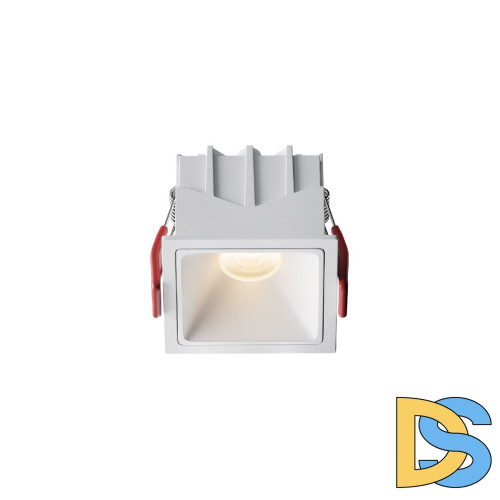 Встраиваемый светильник Maytoni Alfa led DL043-01-10W3K-SQ-W-1